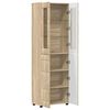 vidaXL Highboard mit Regal Sonoma-Eiche 60 x 35 x 182 cm Holzwerkstoff