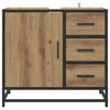vidaXL Badezimmerschrank Artisan-Eiche 65 x 33 x 60 cm Holzwerkstoff