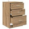vidaXL Nachttisch Artisan-Eiche 40 x 40 x 63 cm Holzwerkstoff