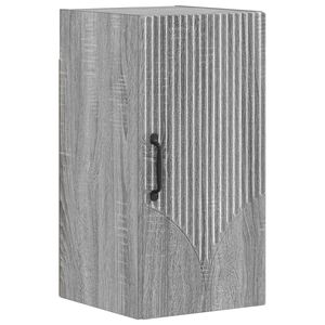 vidaXL Badezimmer-Wandschrank HOORN Sonoma-Grau 30 x 31 x 59 cm