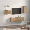 vidaXL TV-Schrank-Set 4 pcs Artisan-Eiche 30,5 x 30 x 60 cm
