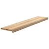 vidaXL Treppenstufen 20 Stk. Unbehandelt 120x30x2 cm Massivholz Eiche
