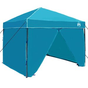 vidaXL Pavillon-Zelt 243 x 243 x 251 cm Blau Stoff