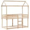 vidaXL Etagenbett ohne Matratze 90x200 cm Massivholz Kiefer