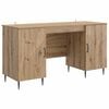 vidaXL Schreibtisch Artisan-Eiche Holzwerkstoff 142,5 x 50 x 75 cm