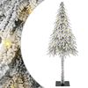 vidaXL Weihnachtsbaum mit 150 LEDs Wei&szlig; 120 cm PE und Stahl