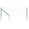 vidaXL Sechseckzaun mit Pfosten 10 x 0,8 m PVC-beschichteter Stahl