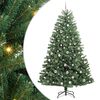 vidaXL K&uuml;nstlicher klappbarer Weihnachtsbaum Gr&uuml;n 210 cm