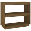 vidaXL B&uuml;cherregal Honigbraun 80x35x71 cm Massivholz Kiefer