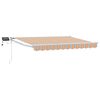 vidaXL Manuelle Gelenkarmmarkise mit LEDs 3,5 x 2,5 m