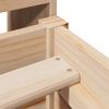 vidaXL Massivholzbett ohne Matratze 75x190 cm Kiefernholz