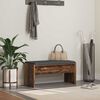 vidaXL Flurbank mit Kissen Altholz 83 x 38 x 40 cm