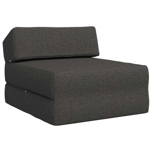 vidaXL Klappsofa Bett Dunkelgrau 60 x 70 x 41 cm Stoff