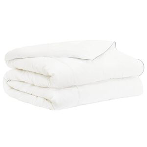 vidaXL Bettdecke 220x240 cm Sommer 200 GSM Australische Wolle Wei&szlig;