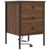 vidaXL Nachttisch Braun Eichen-Optik 42 x 41 x 61 cm Holzwerkstoff
