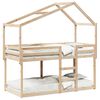vidaXL Etagenbett ohne Matratze 90x200 cm Massivholz Kiefer