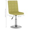 vidaXL Barhocker Gr&uuml;n Stoff
