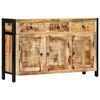 vidaXL Sideboard 120x35x76 cm Massivholz Mango