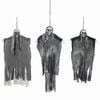 vidaXL H&auml;ngender Halloween Geist 3 stk. Schwarz 66 x 110 cm Polyester