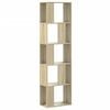 vidaXL B&uuml;cherregal 5 B&ouml;den Sonoma-Eiche 45x23,5x162,5 cm Holzwerkstoff