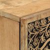 vidaXL Beistellschrank 40x33x110 cm Massivholz Mango