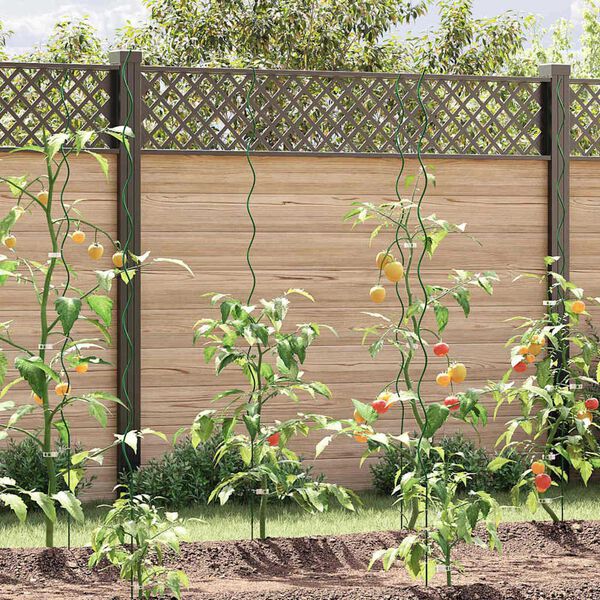 vidaXL Pflanzenst&uuml;tze 50 pcs Gr&uuml;n 110 x 0.6 x 0.6 cm Stahl