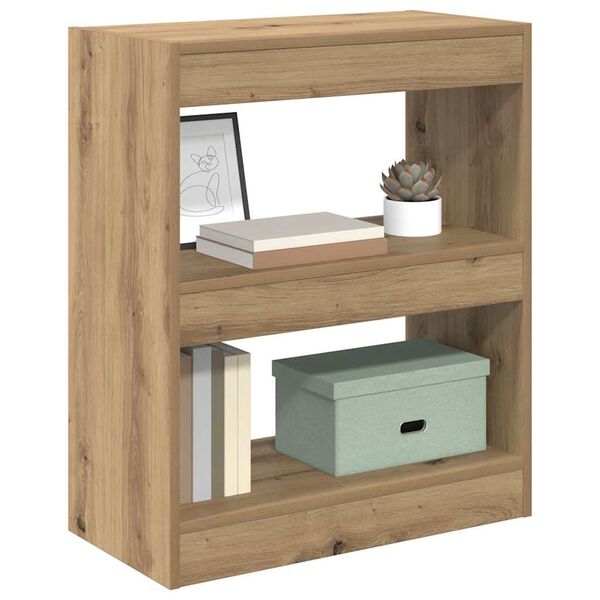 vidaXL B&uuml;cherregal Artisan-Eiche 60 x 30 x 72 cm Holzwerkstoff