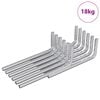 vidaXL Inbusschl&uuml;ssel 4675 pcs Silber 20 x 52 mm Stahl