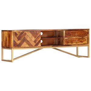 vidaXL TV-Schrank 140x30x45 cm Massivholz Akazie