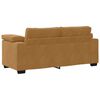 vidaXL Zweisitzer-Sofa Braun 180x77x82 cm Samt