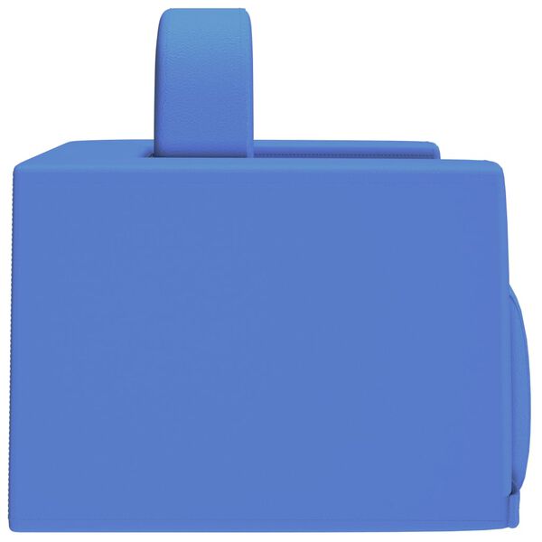 vidaXL 2-in-1 Kindersofa Blau Kunstleder