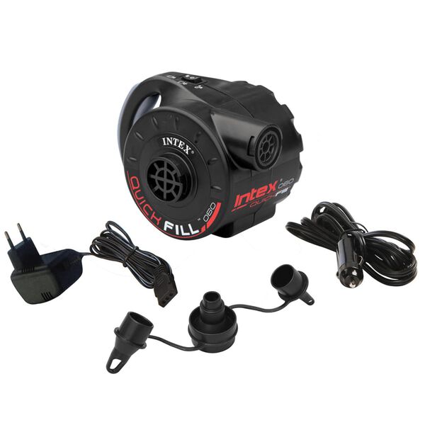 Intex Elektrische Luftpumpe PVC 12 V Schwarz 66622