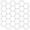 vidaXL Sechseckige Fliese 10 stk. Wei&szlig; Grau 30 x 30 cm