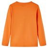 Kinder-Langarmshirt Dunkelorange 140