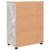 vidaXL Badezimmerschrank mit Speicher Beton Grau 60 x 35 x 80 cm