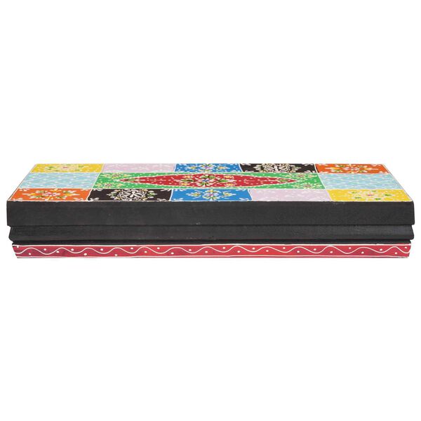 vidaXL Wandregale Mehrfarbig 40 x 20 x 6 cm Massivholz Mango