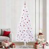 vidaXL K&uuml;nstlicher Weihnachtsbaum Wei&szlig; 240 cm PVC und Stahl