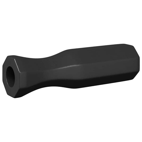 vidaXL Fu&szlig;ball-Tisch-Griffe 10 pcs Schwarz 3,1 x 3,1 x 17,8 cm