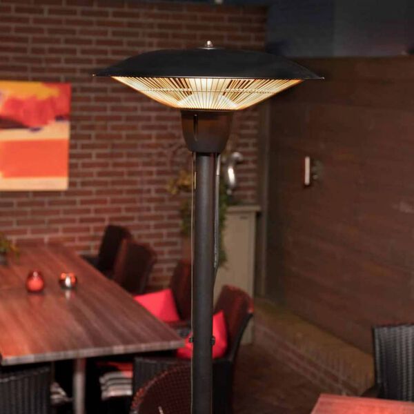 Sunred Standheizstrahler Barcelona 1500 W Halogen Schwarz