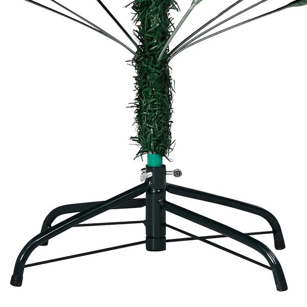 vidaXL K&uuml;nstlicher Weihnachtsbaum mit Beleuchtung & Kugeln Gr&uuml;n 150 cm