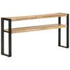 vidaXL Konsolentisch 150x30x75 cm Raues Mangoholz