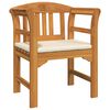 vidaXL Gartenrosen-Lounge-Set mit Kissen 4 pcs Massivholz Akazie