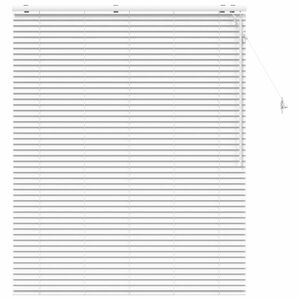 vidaXL Venezianische Jalousie Wei&szlig; 125 x 160 cm 35 mm