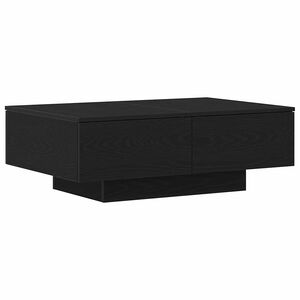 vidaXL Couchtisch Schwarz Eichen-Optik 90 x 60 x 31 cm Holzwerkstoff