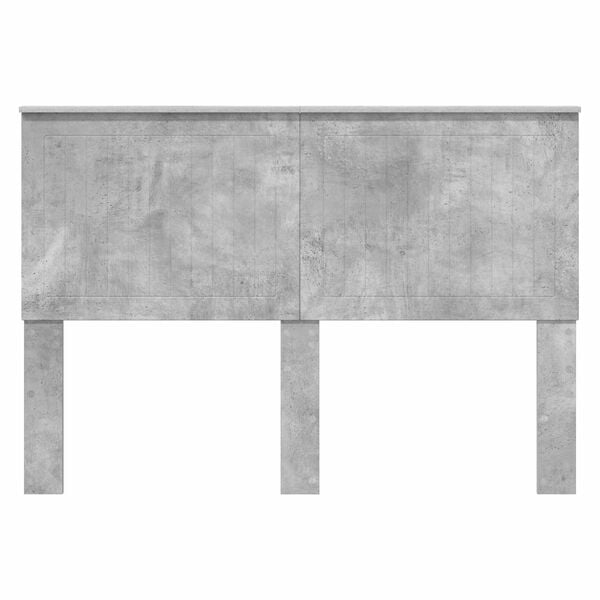 vidaXL Kopfteil mit Kopfteil Beton Grau 140 cm Holzwerkstoff