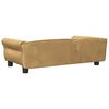 vidaXL Hundebett Braun 95x55x30 cm Samt