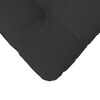 vidaXL Sitzkissen 4 pcs Schwarz 40 x 40 cm Mikrofaserstoff