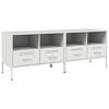vidaXL TV-Schr&auml;nke 2 Stk. Wei&szlig; 68x39x50,5 cm Stahl