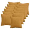 vidaXL Kissenbezug 12 pcs HEERLEN Gelb 50 x 50 cm Cord