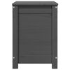 vidaXL Truhe Grau 60x32x45,5 cm Massivholz Kiefer